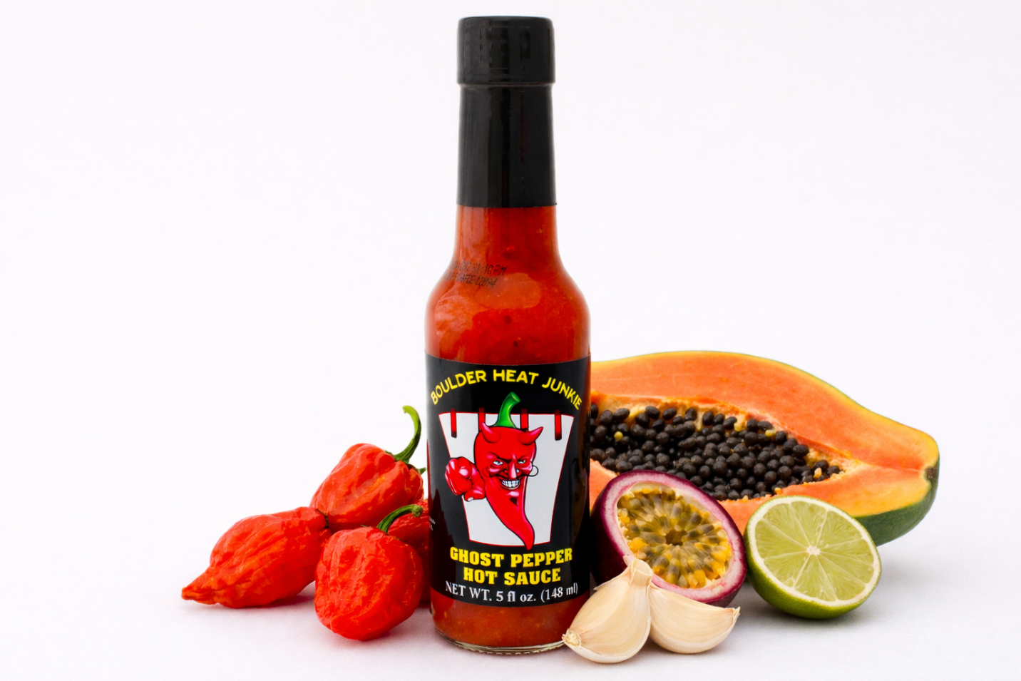Boulder Heat Junkie Ghost Pepper Hot Sauce