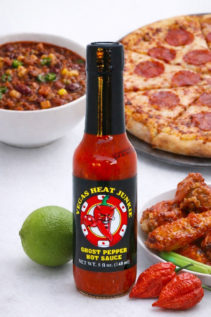 Vegas Heat Junkie Ghost Pepper Hot Sauce