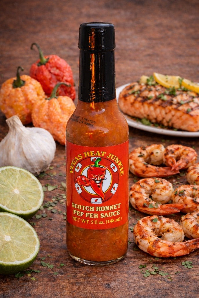 Vegas Heat Junkie Scotch Bonnet Pepper Sauce