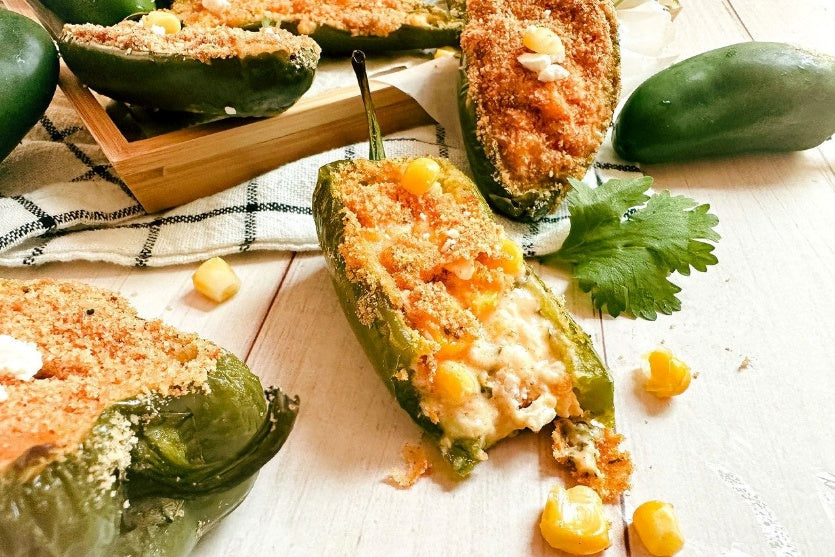 Elote Jalapeno Poppers with 6 Chile Blend