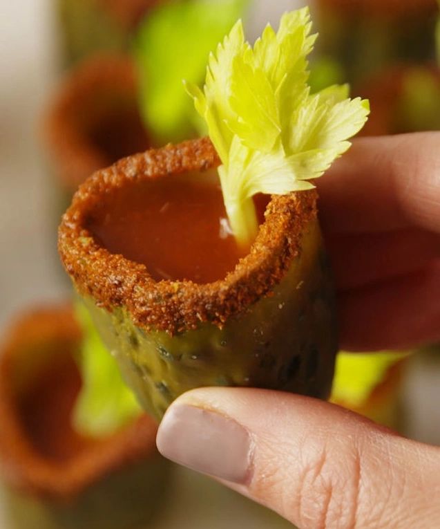 Vegas Heat Junkie 6 Chile Blend Bloody Mary Pickle Shooter