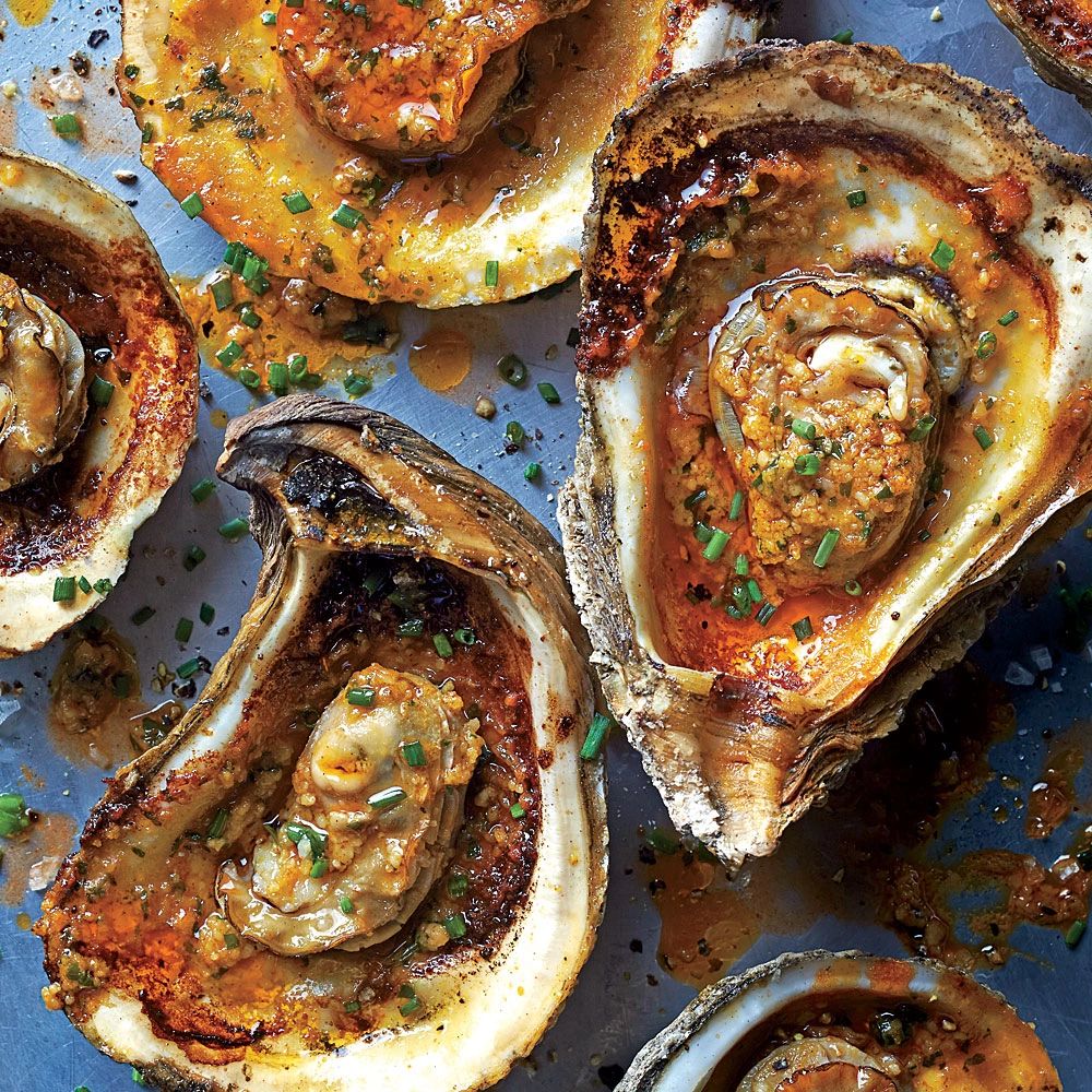 Vegas Heat Junkie Garlic Habanero Grilled Oysters