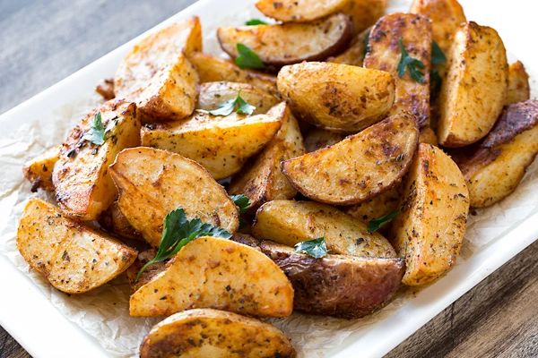 Vegas Heat Junkie Spicy Oven Roasted Potatoes